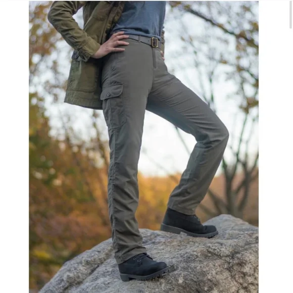 Clothing Arts P Cubed Travel Pick-pocket Proof Pants Gray Size 16 - Picture 2 of 13